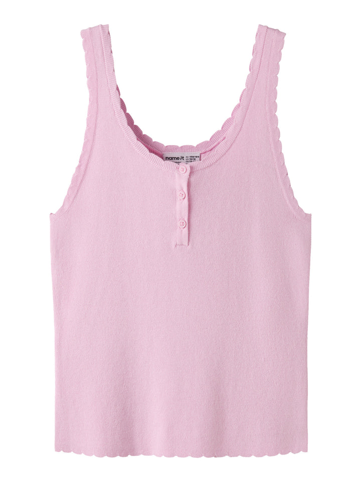 Rosa stickat linne till tjej. Ekovero linne till flicka, rosa färg. Fina detaljer och vackert, trendigt linne från Name it.
NKFFILISA KNIT STRAP TOP
13227354