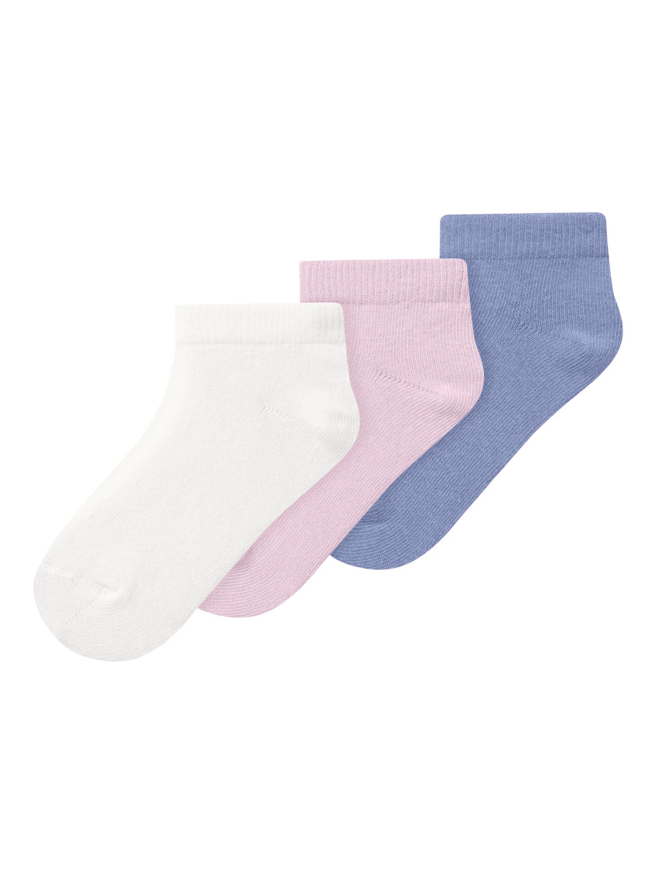 3-pack kort strumpor till flicka. Korta barn strumpor rosa, vita och blå till flicka från Name it.
NMFVILMA 3P FOOTIE
13228167
