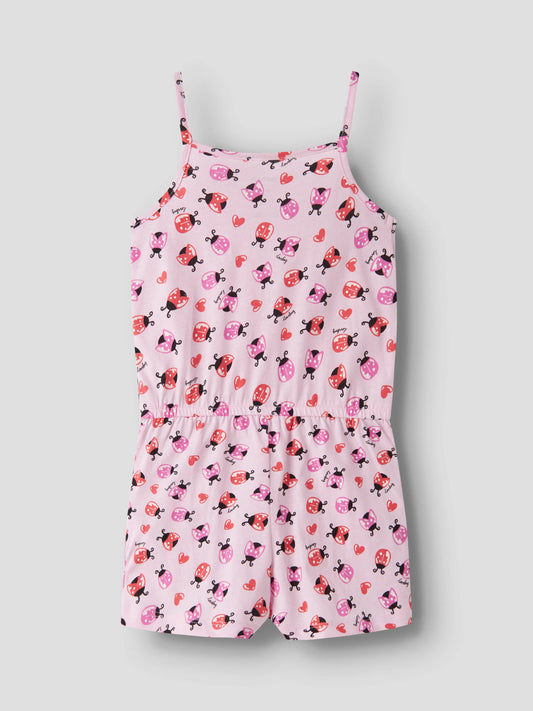 Rosa jumpsuit med nyckelpigor i rosa och rött till flicka. Sunsuit, jumpsuit med smala axelband till flicka från Name it.
NMFVIGGA STRAP SUIT
13228171