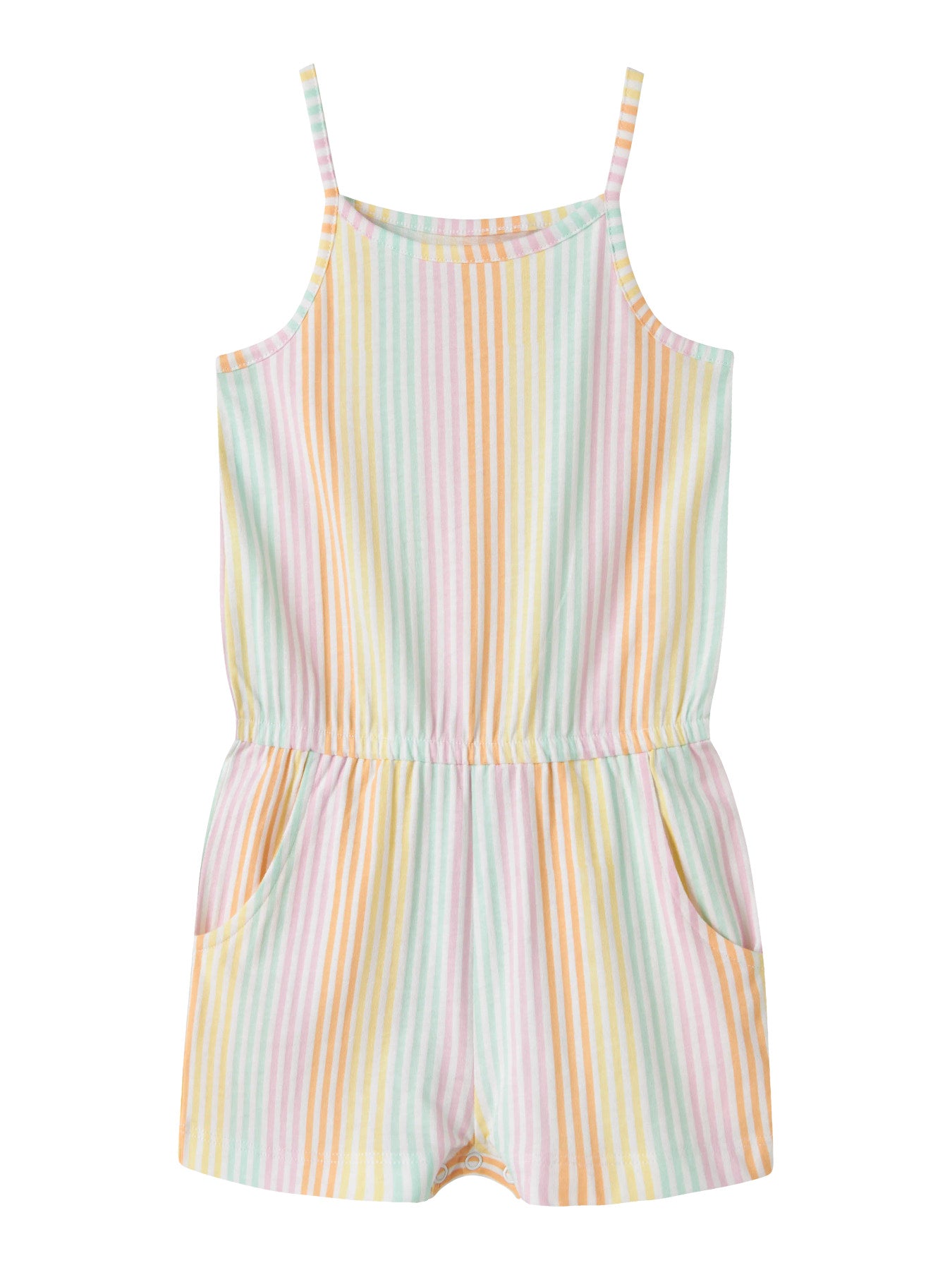 Färgglad regnbåge randig jumpsuit till flicka. Sunsuit, jumpsuit med smala axelband till flicka från Name it.
NMFVIGGA STRAP SUIT
13228171