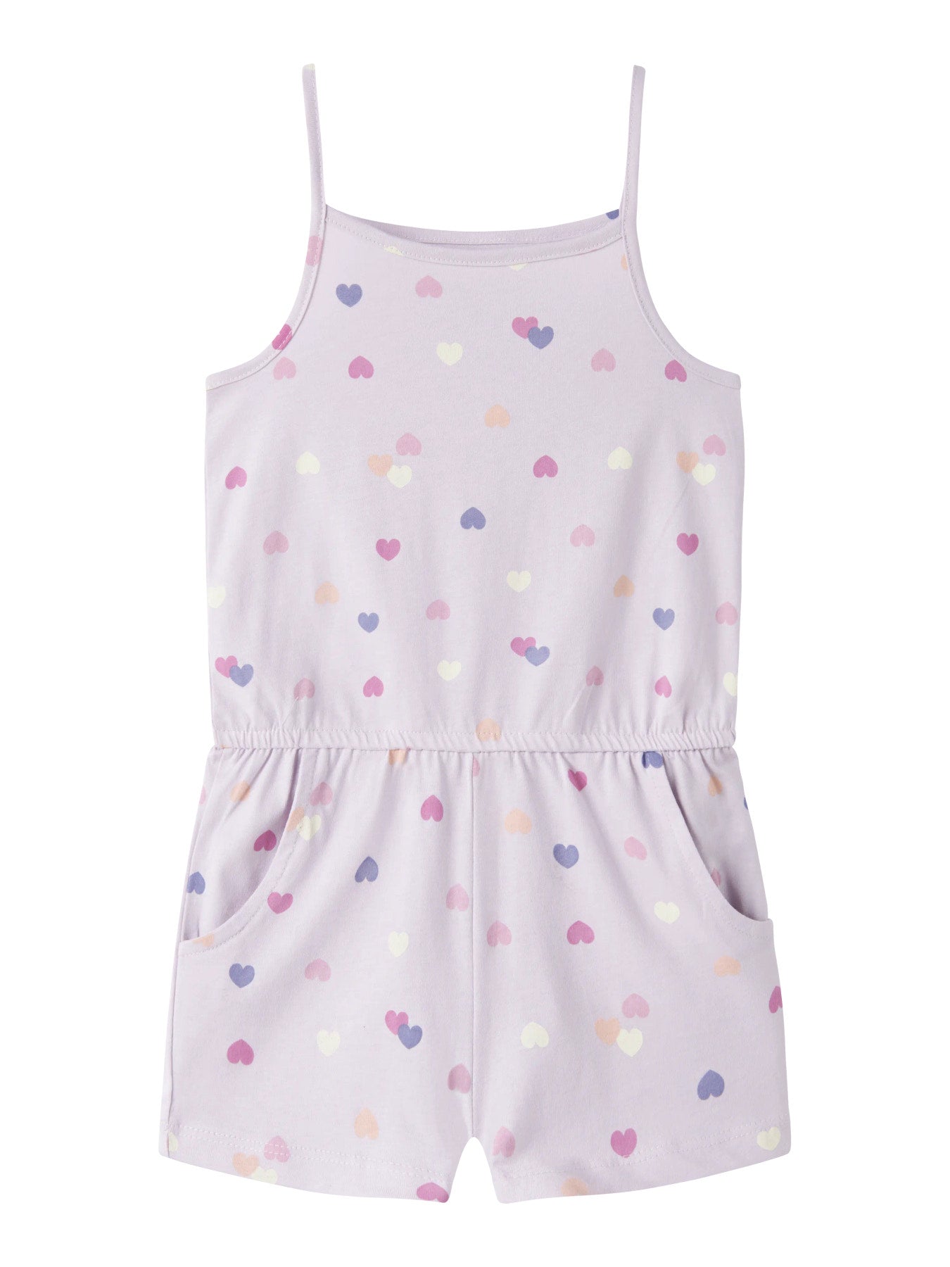 Lila jumpsuit med hjärtan i rosa och blått till flicka. Sunsuit, jumpsuit med smala axelband till flicka från Name it.
NMFVIGGA STRAP SUIT
13228171