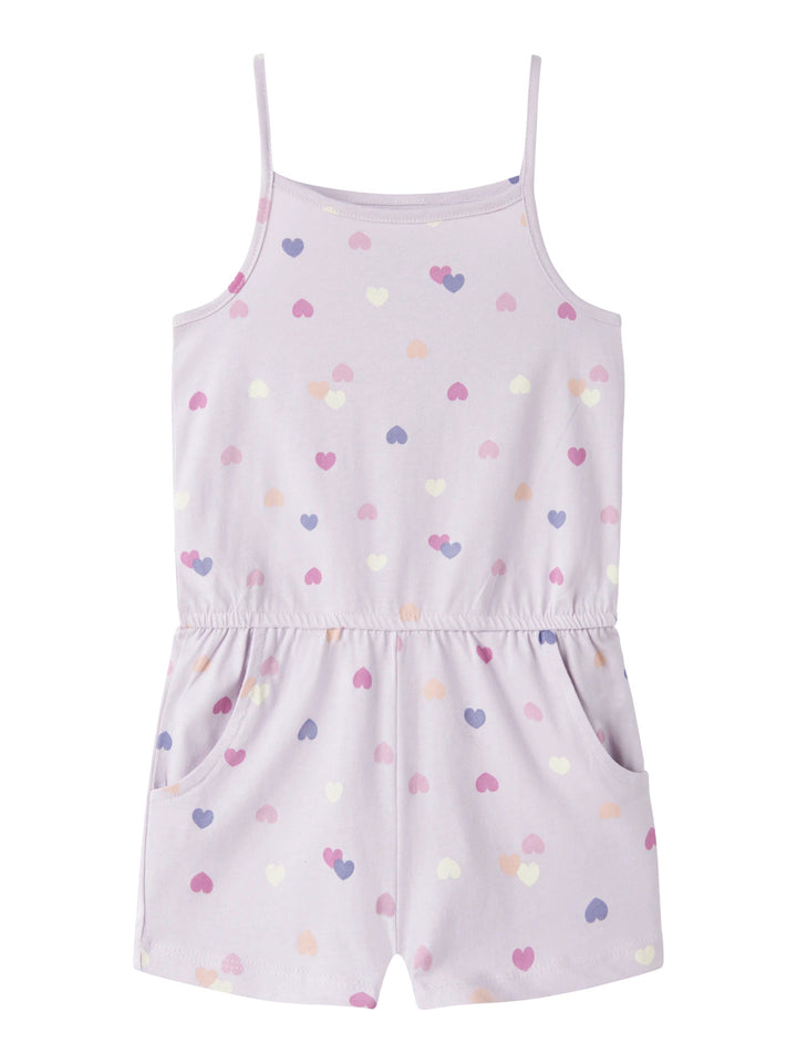 Lila jumpsuit med hjärtan i rosa och blått till flicka. Sunsuit, jumpsuit med smala axelband till flicka från Name it.
NMFVIGGA STRAP SUIT
13228171