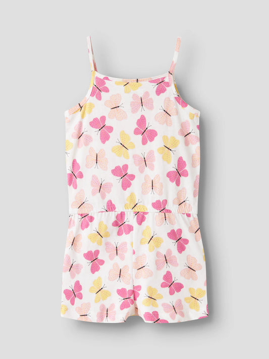 Vit jumpsuit med fjärilar i rosa och gult till flicka. Sunsuit, jumpsuit med smala axelband till flicka från Name it.
NMFVIGGA STRAP SUIT
13228171