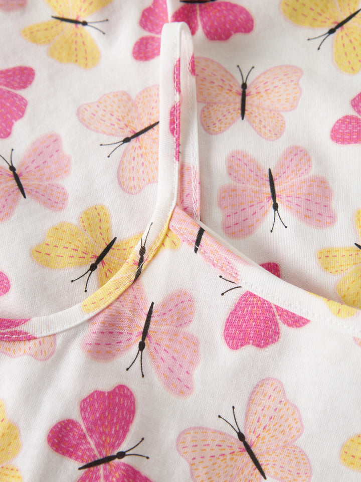 Vit jumpsuit med fjärilar i rosa och gult till flicka. Sunsuit, jumpsuit med smala axelband till flicka från Name it.
NMFVIGGA STRAP SUIT
13228171