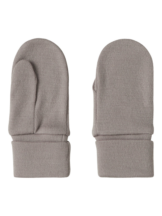 Name It Willit gråbeige vantar i 100% merinoull för barn unisex flicka och pojke – Satellite – 13228464