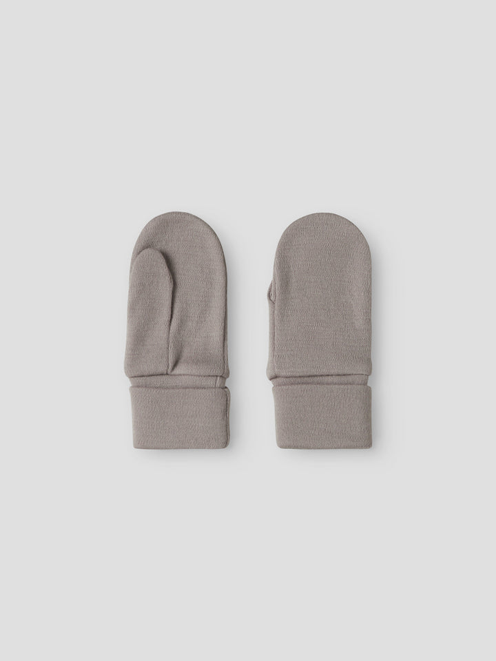 Name It Willit gråbeige vantar i 100% merinoull för barn unisex flicka och pojke – Satellite – 13228464