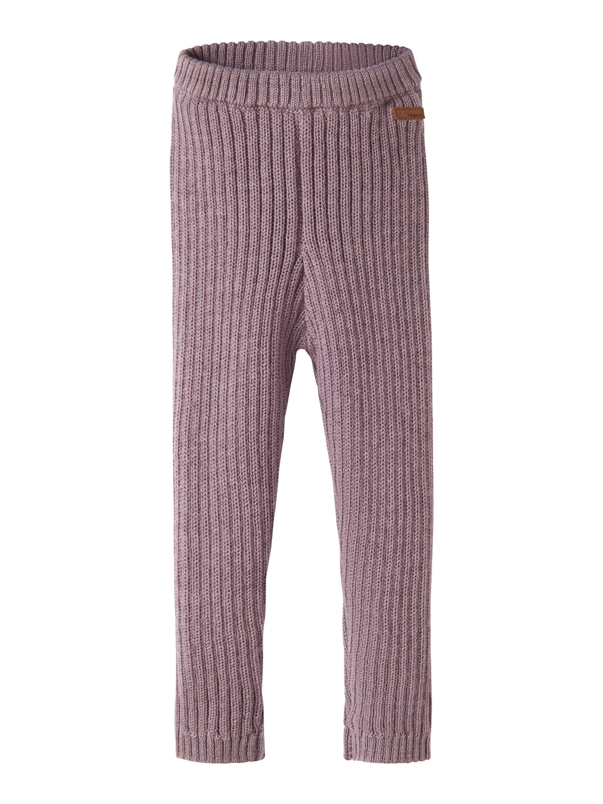 Name It Wriss stickade ullleggings för flicka i ribbstickad ull