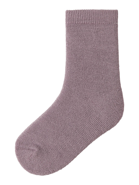 Name It Mini Waksi rosa ullstrumpor med 45% merinoull för flicka – 13228513