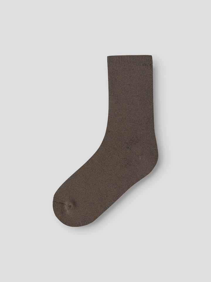 Name It Kids Waksi brun ullstrumpa med 45% merinoull för barn unisex flicka och pojke – Morel – 13229103