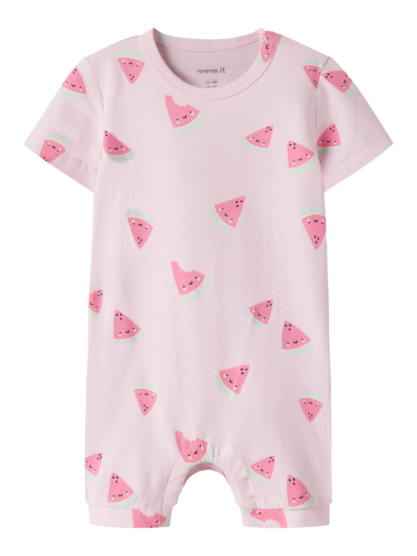 Ljus rosa sunsuit till baby flicka. Soloverall soldräkt till nyfödd bebis flicka. Mönstrad bodysuit med meloner, onesies från Name it, ekologiska bebis kläder.
NBFVANDORA SUNSUIT BOX
13229241