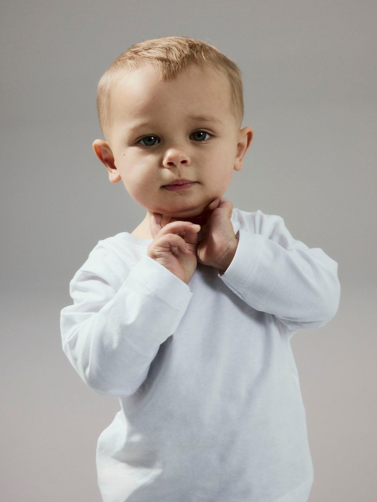 Name It Vobbo vit långärmad T-shirt barn mini unisex baströja