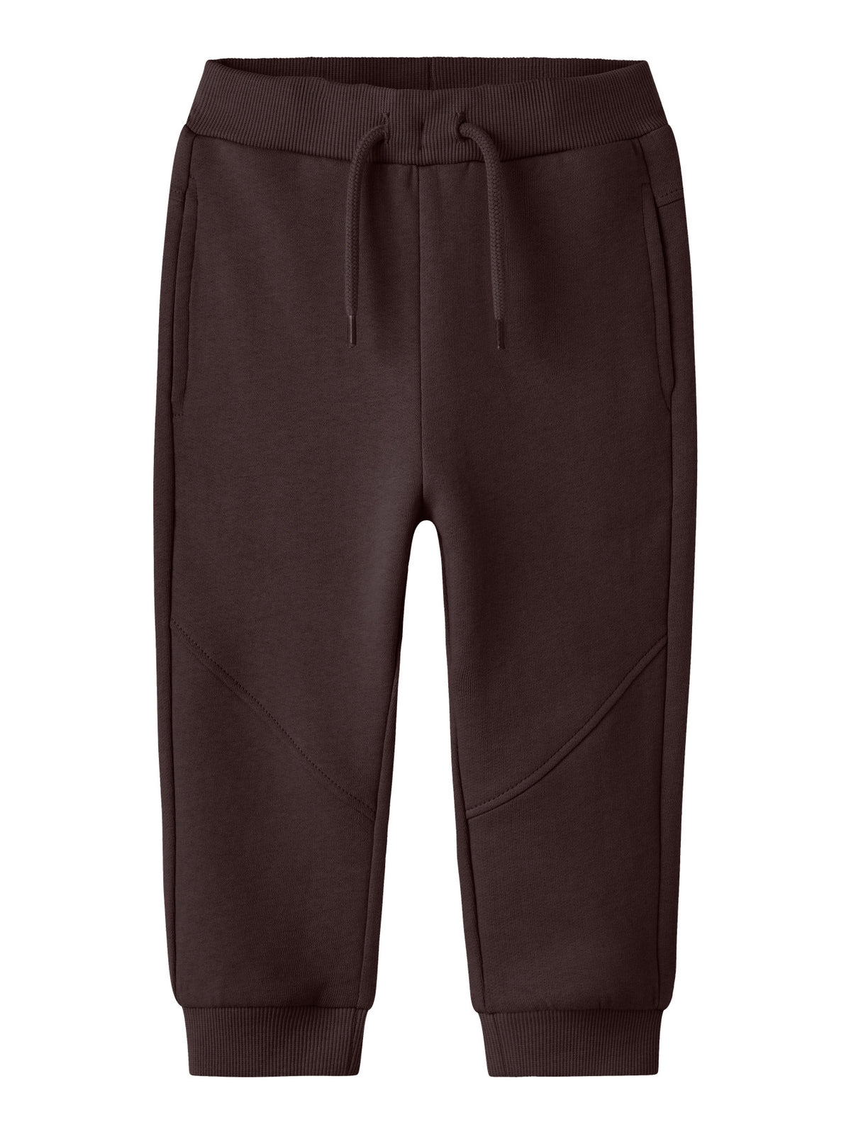 Name It Voltano mörkbrun mjukisbyxa mini pojke med mudd och dragsko