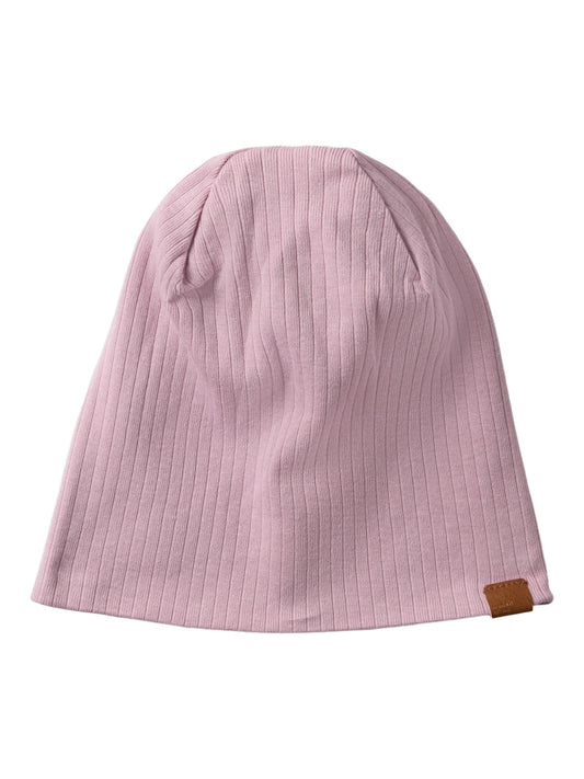 Ribbad ljus rosa tunn vår mössa till flicka. Mjuk skön mössa i ekologisk bomull från Name it.
NMNMEX BEANIE
13238330