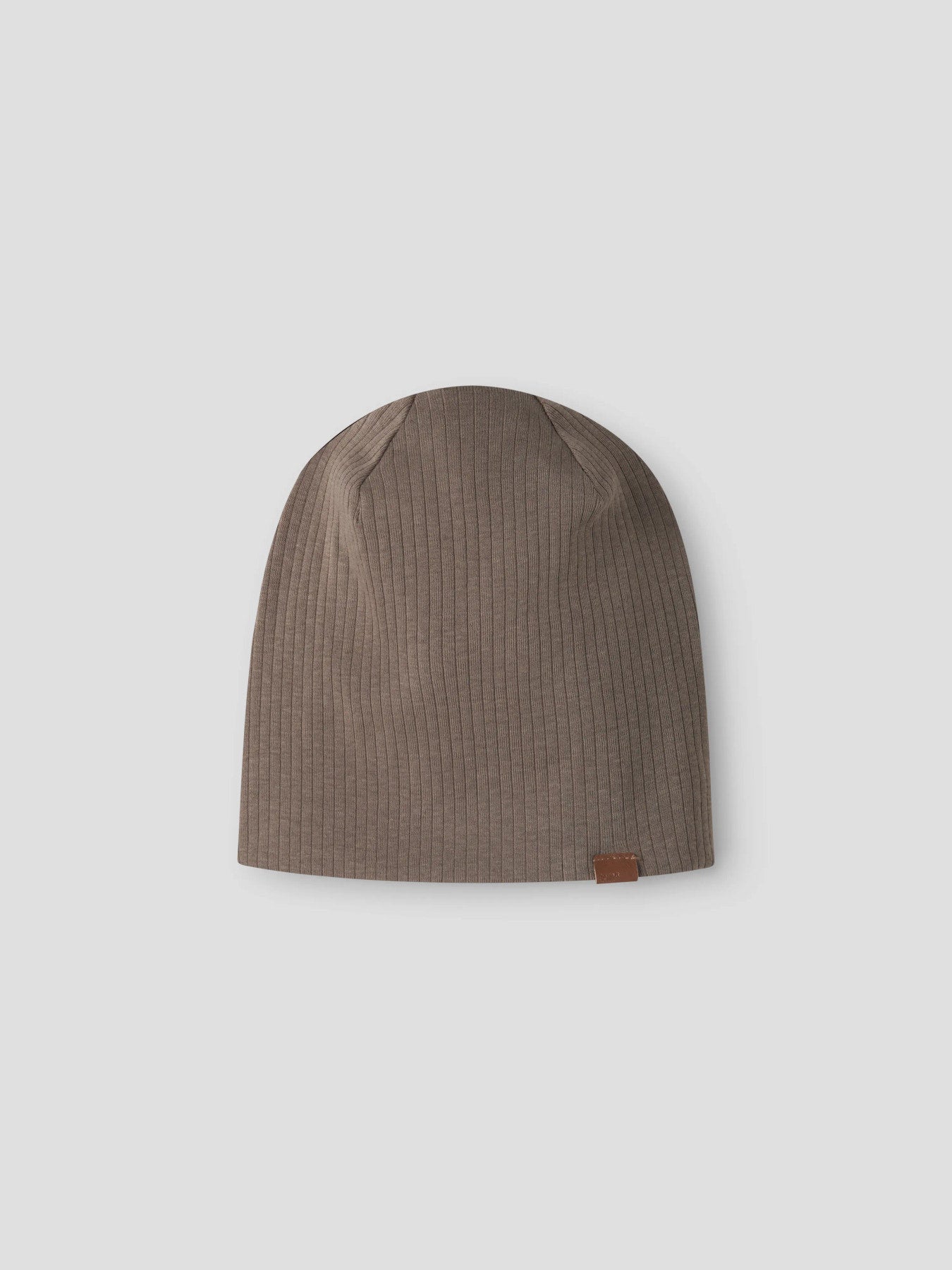 Name It Mini Mex brun ribbstickad mössa för barn unisex flicka och pojke – 13238330