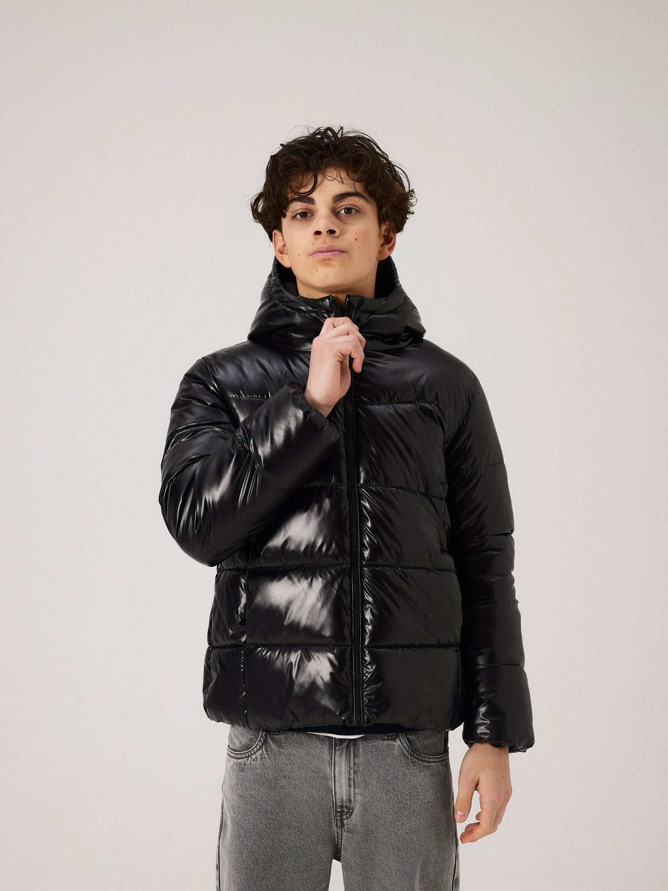 LMTD Mayer svart pufferjacka unisex ungdom