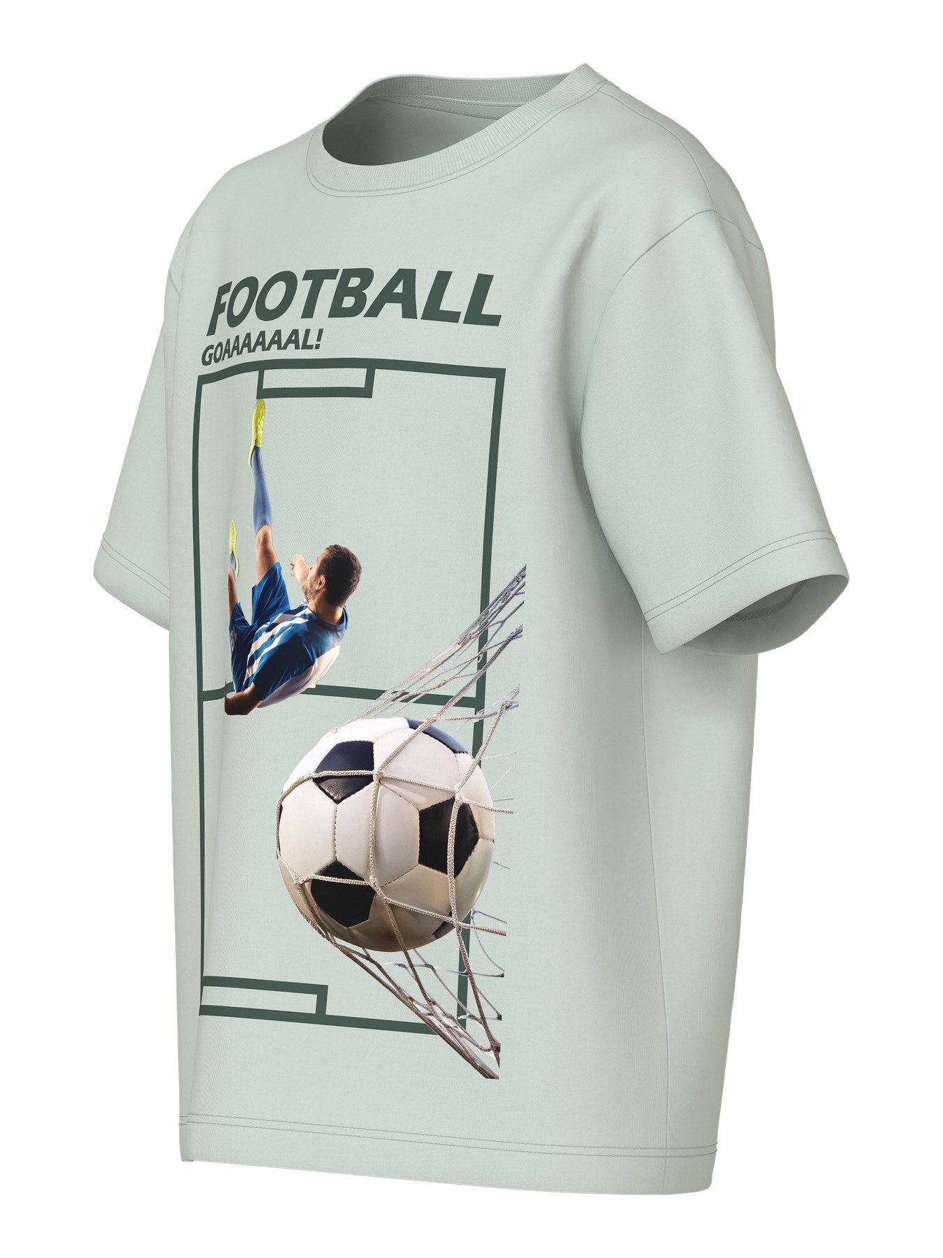 Grön fotbolls t-shirt till kille med fotoprint football. Tröja kortärmad från Name it till pojke.
NKMVOTO SS NREG TOP
13239070