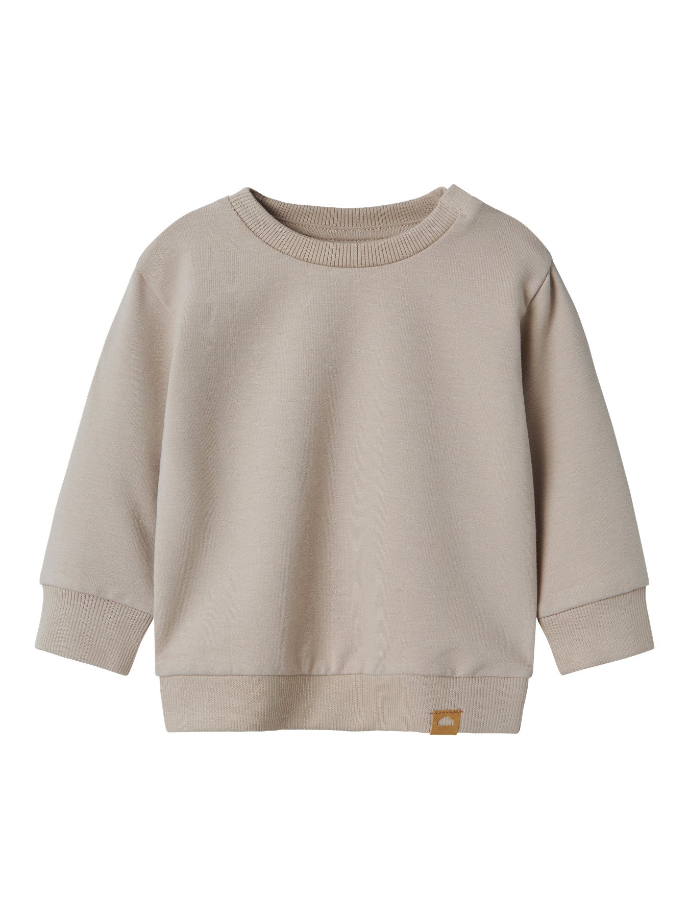 Beige enfärgad långärmad sweat unisex tröja till  baby pojke och bebis flicka. Ekologiska barnkläder från Name it.
NBNTAKKI LS SWEAT NOOS
13239136