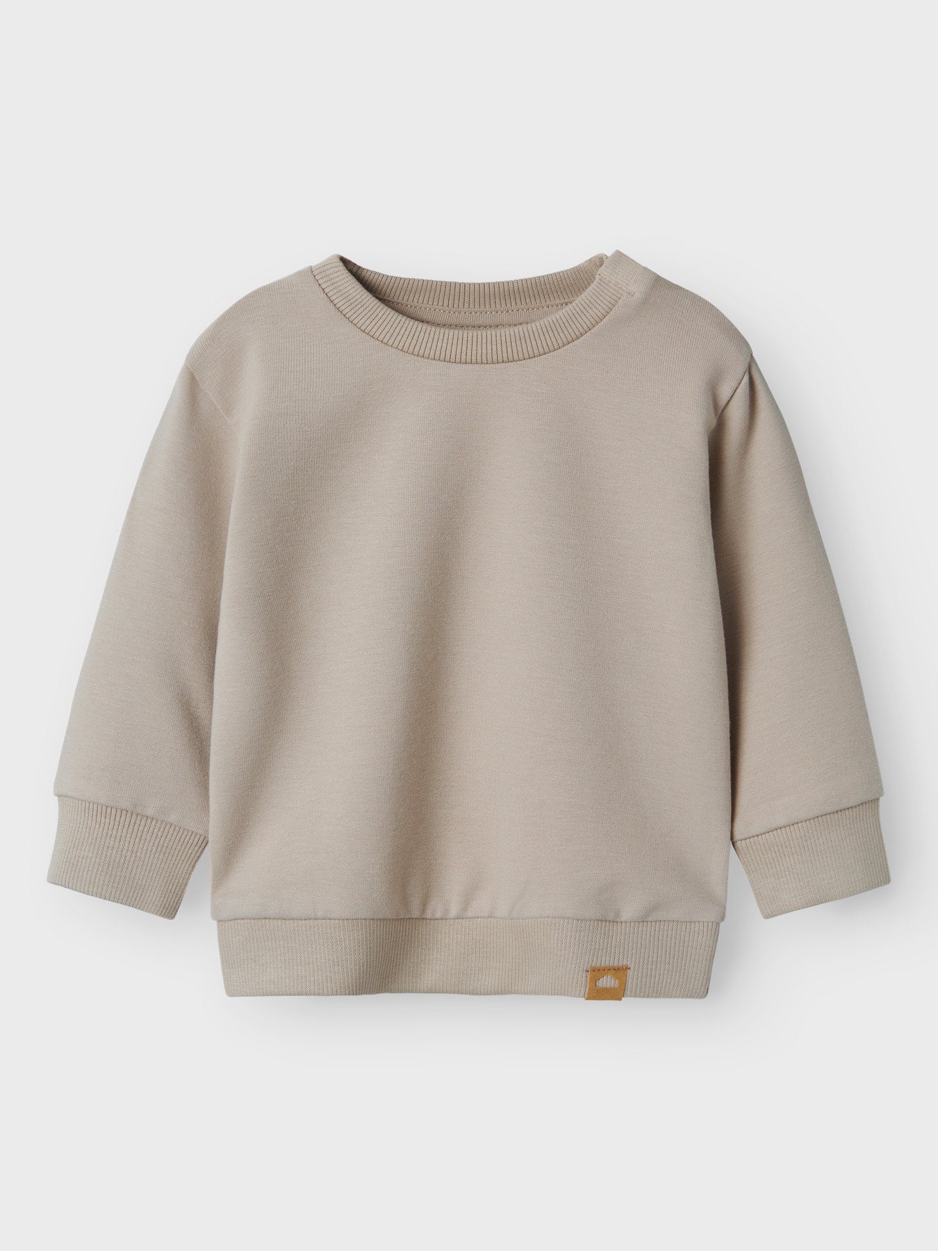 Beige enfärgad långärmad sweat unisex tröja till  baby pojke och bebis flicka. Ekologiska barnkläder från Name it.
NBNTAKKI LS SWEAT NOOS
13239136
