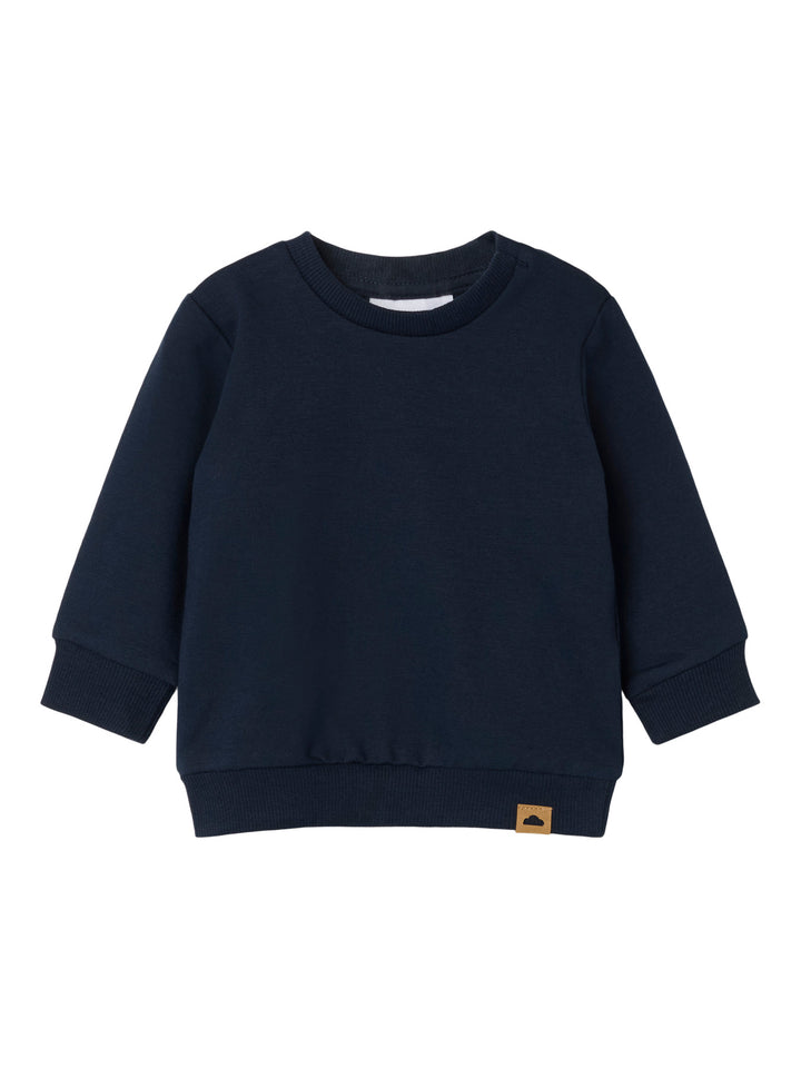 Blå enfärgad långärmad sweat unisex tröja till  baby pojke och bebis flicka. Ekologiska barnkläder från Name it.
NBNTAKKI LS SWEAT NOOS
13239136