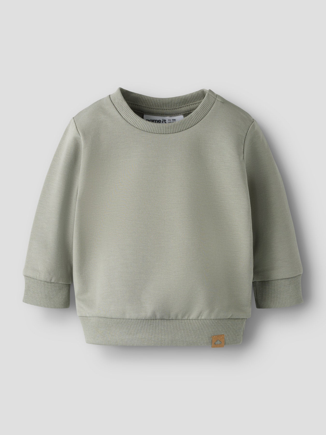 Grön enfärgad långärmad sweat unisex tröja till  baby pojke och bebis flicka. Ekologiska barnkläder från Name it.
NBNTAKKI LS SWEAT NOOS
13239136