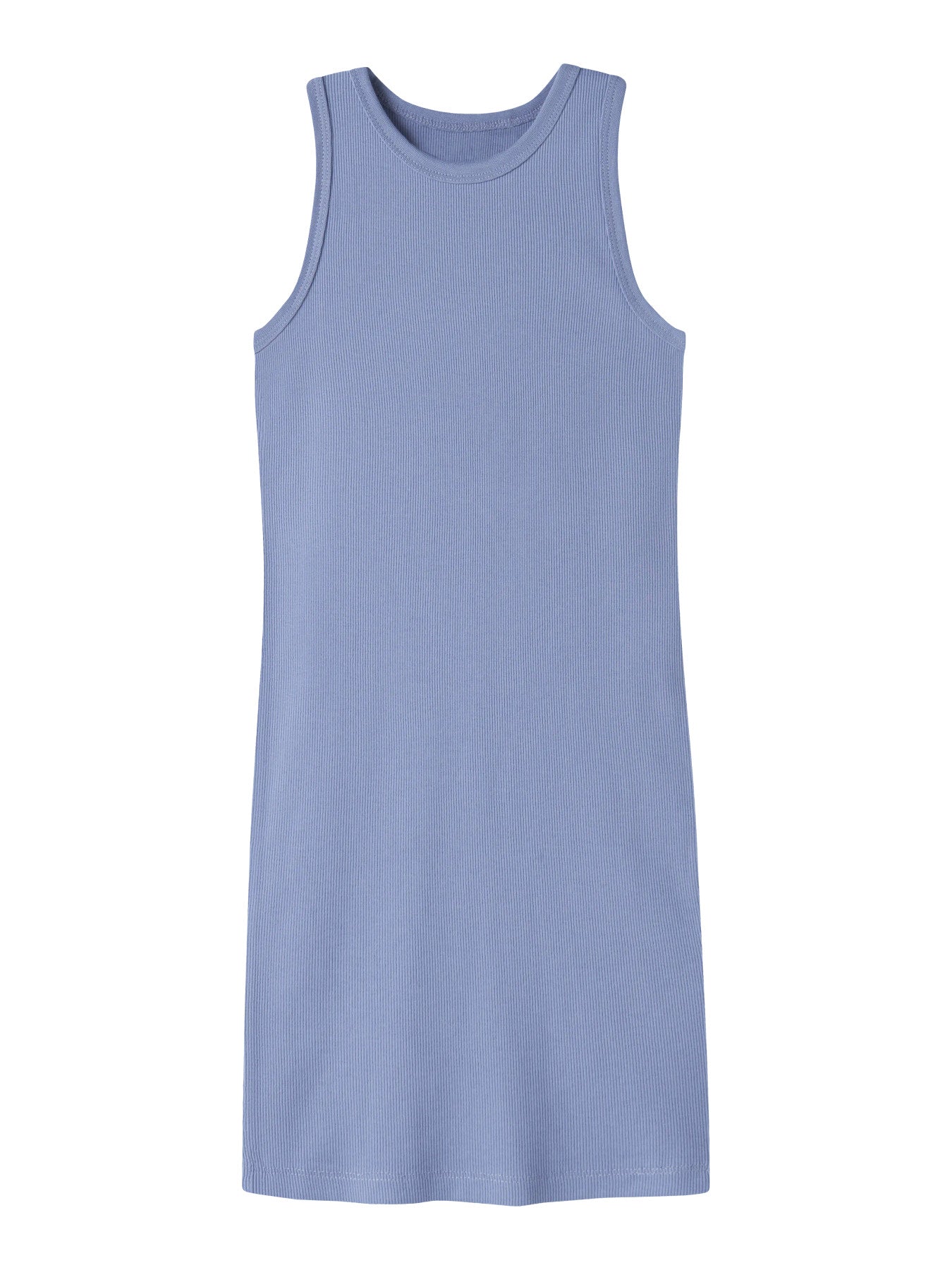 Blå knälång klänning utan ärm till flicka. Tjej klänning från Name it, ekologiska barnkläder.
NKFNAKAL SL SLIM DRESS NOOS
13240424