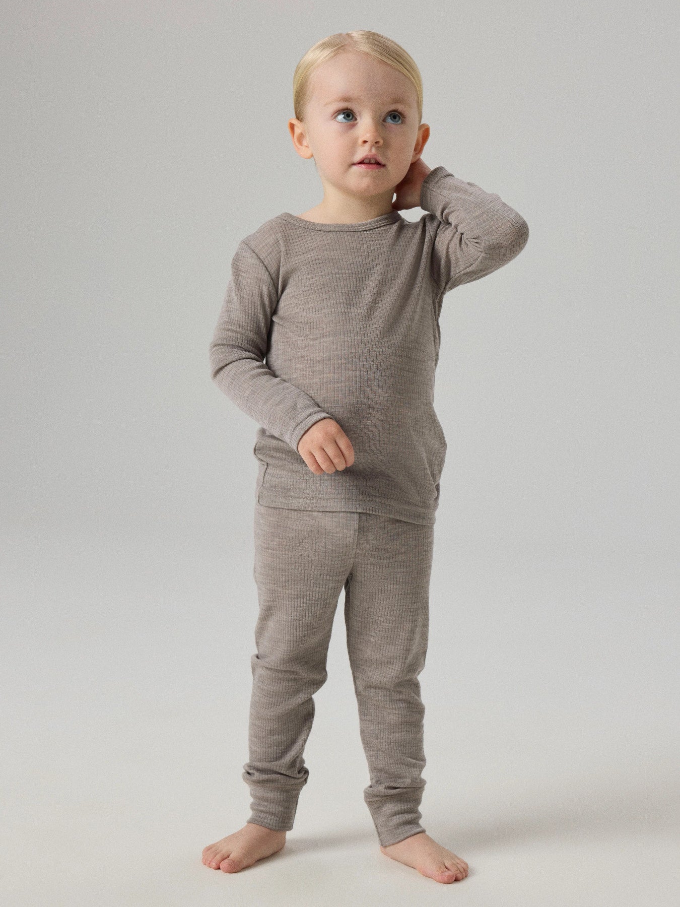 Name It Wax Ullleggings I Merinoull Satellite Barn Pojke och flicka