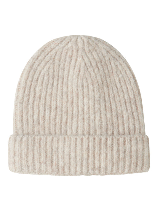 Name It Baby Maj ljusbeige stickad babymössa unisex flicka och pojke – Rainy Day – 13245301