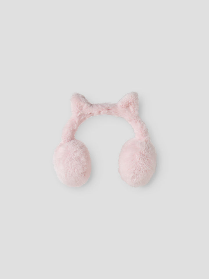 Name It Mini Mellow rosa fluffiga öronvärmare med kattöron och glitter för flicka – Lilac Snow – 13245320