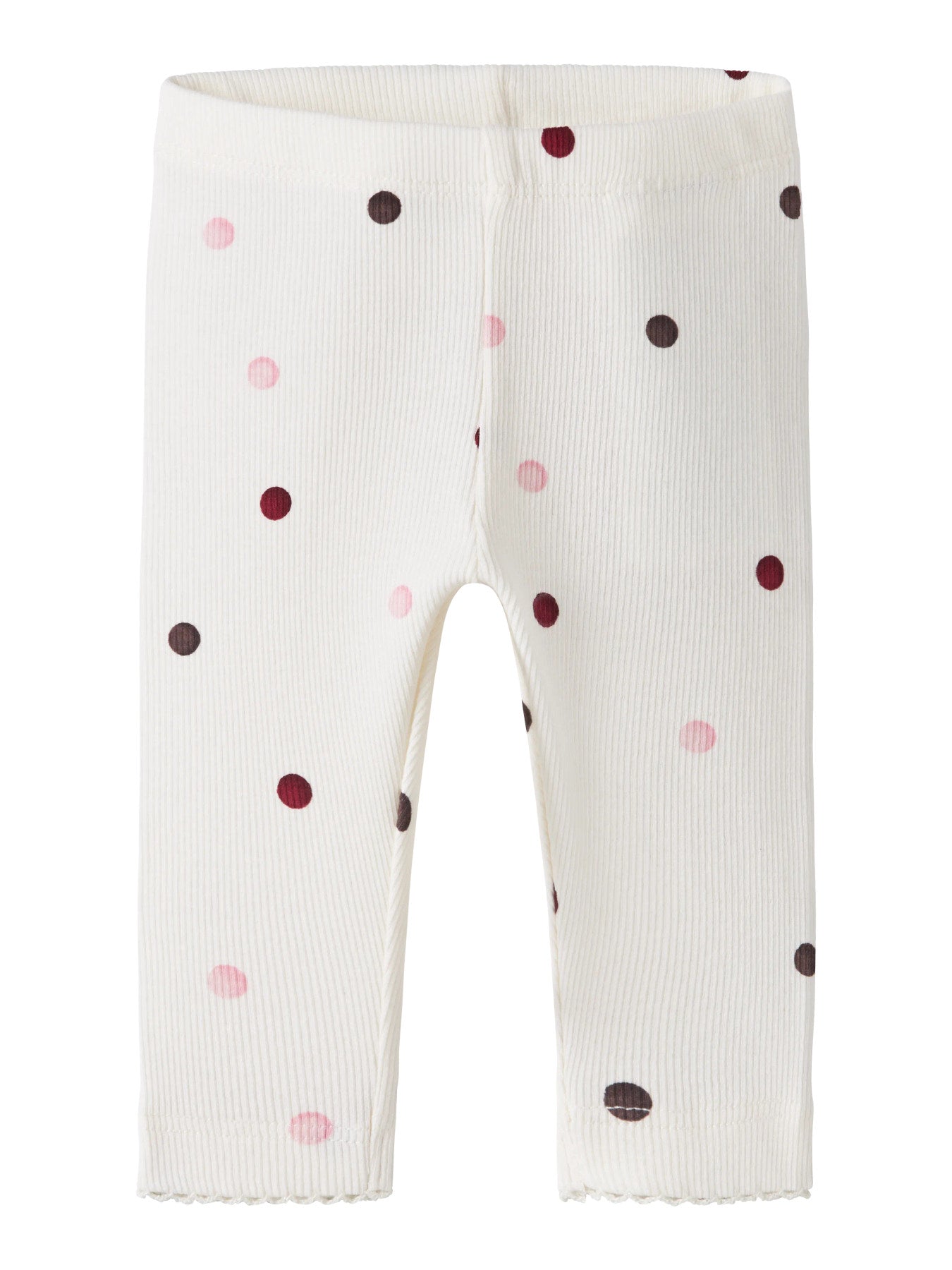 Ribbad  baby leggings till bebis flicka. Prickiga vita baby byxor till nyfödd flicka, ekologiska bebis leggins från Name it.
NBFNUTTI LEGGING NOOS
13246492