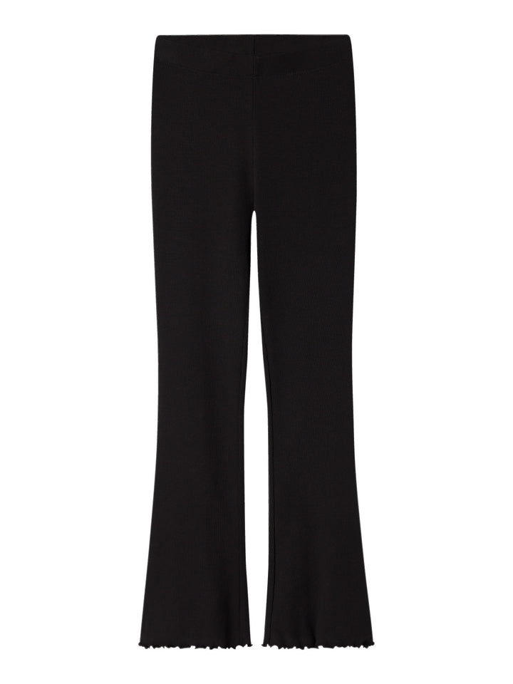 Chocolate Plum Nakal bootcut leggings för barn flicka från Name it, framifrån