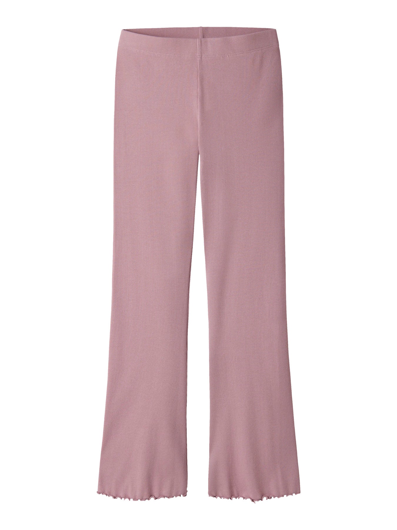 Name It Vemia ribbad utsvängd byxa för flicka kids i Lilas  – 13248314
