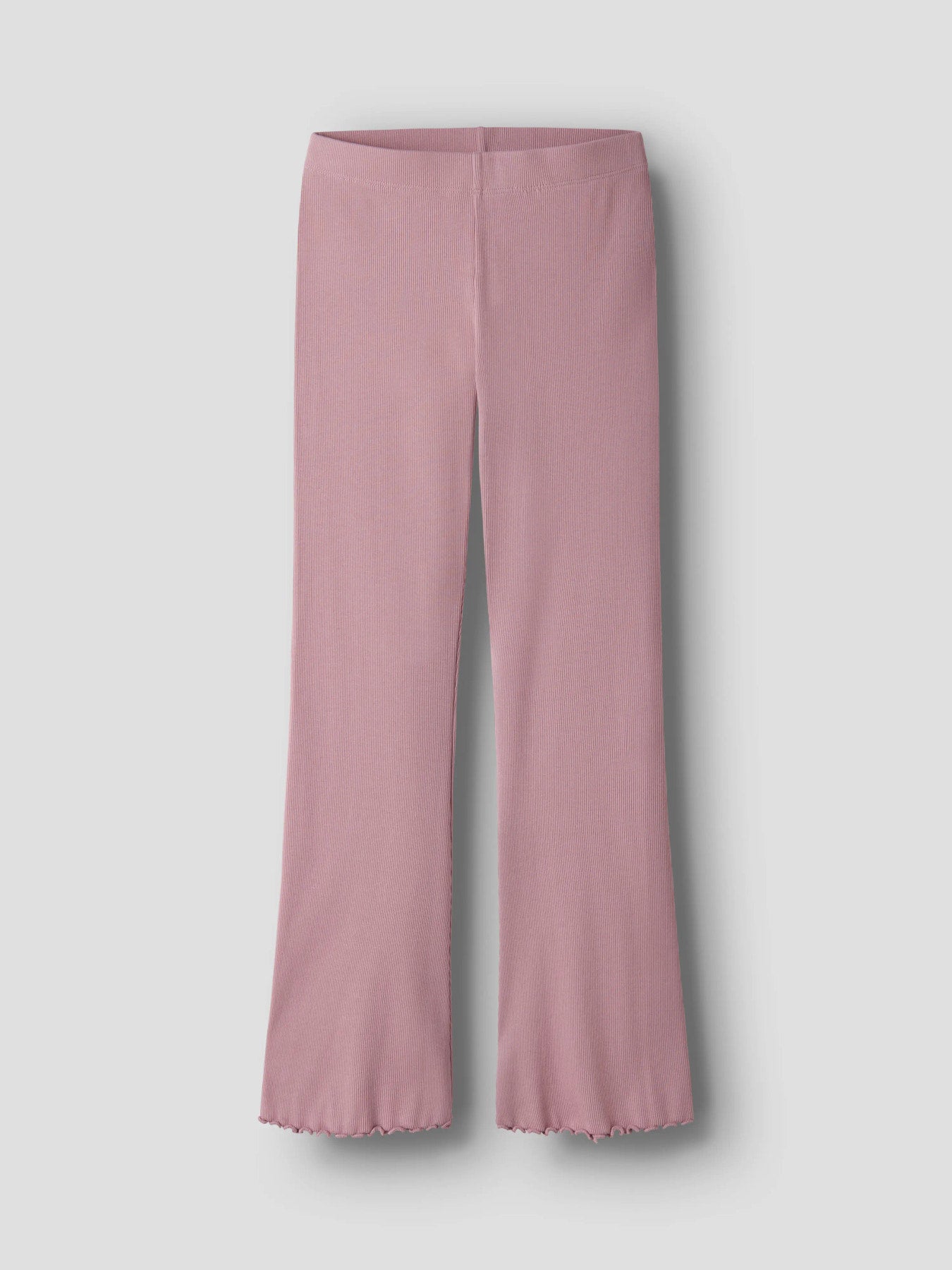 Name It Vemia ribbad utsvängd byxa för flicka kids i Lilas  – 13248314
