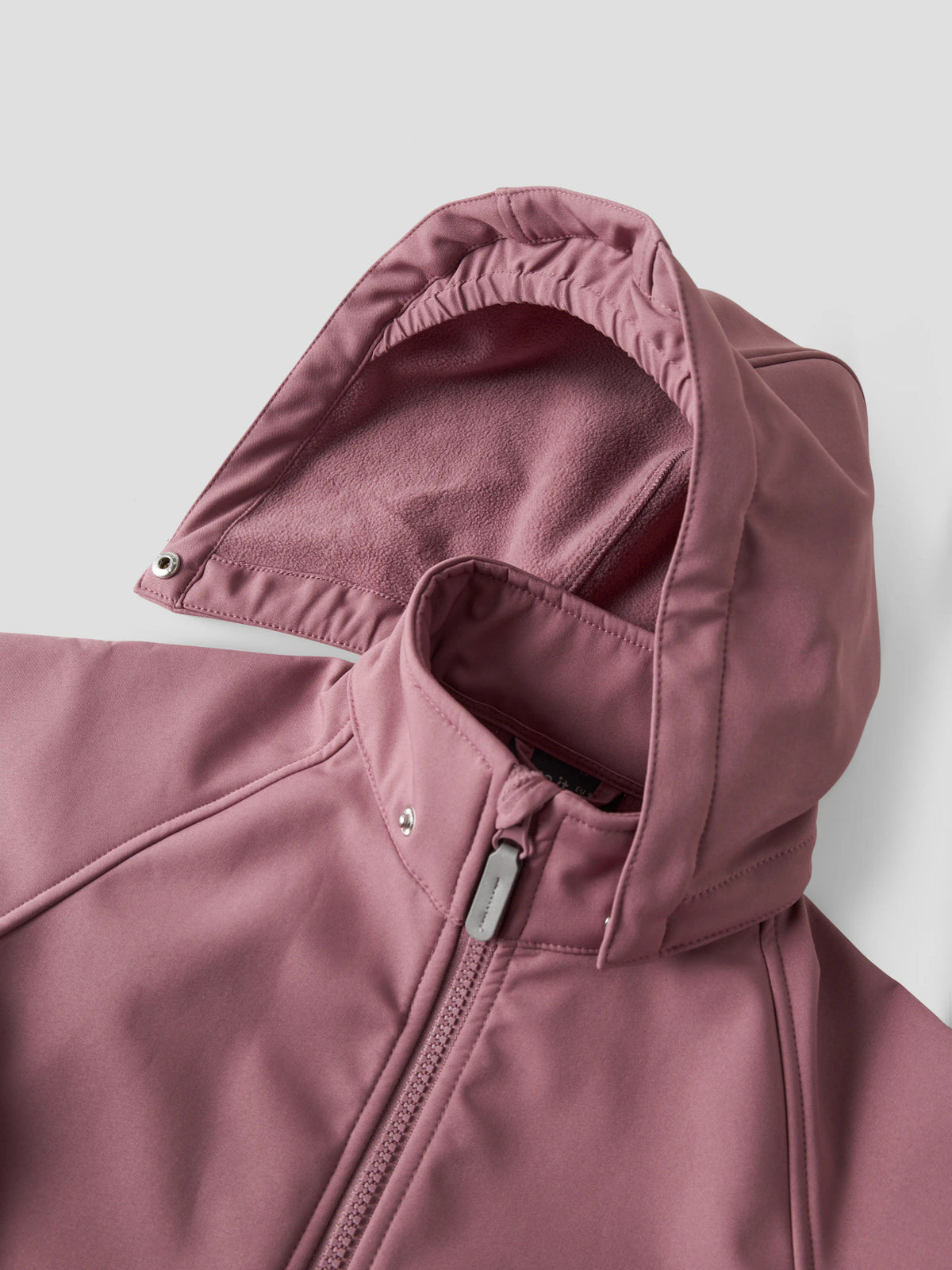 Name It Alfa rosa softshelloverall Magic som får mönster av rosetter när det regnar Wistful Mauve för flicka