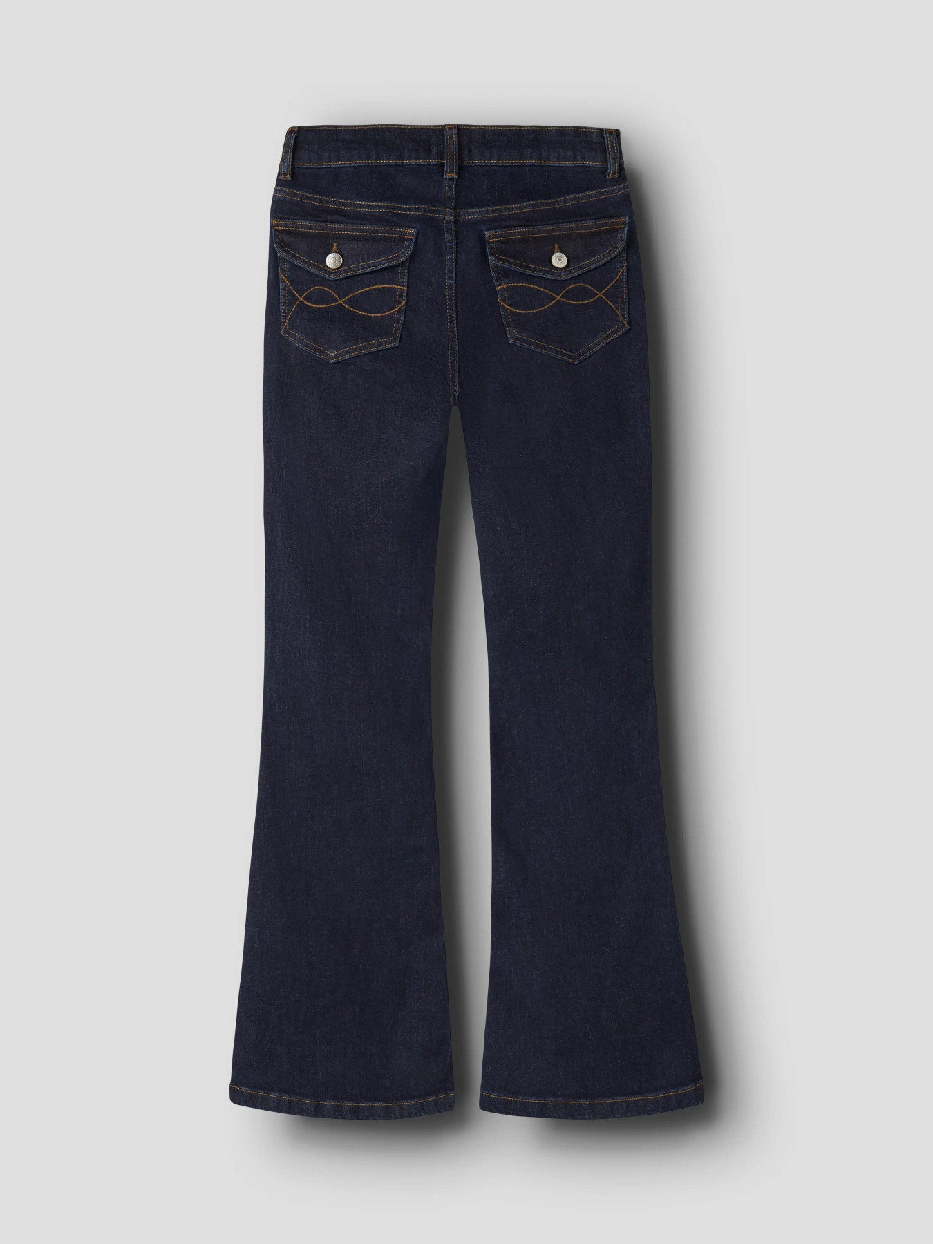LMTD Libling mörkblå low waist flared jeans för flicka ungdom med utsvängda ben – 13249634