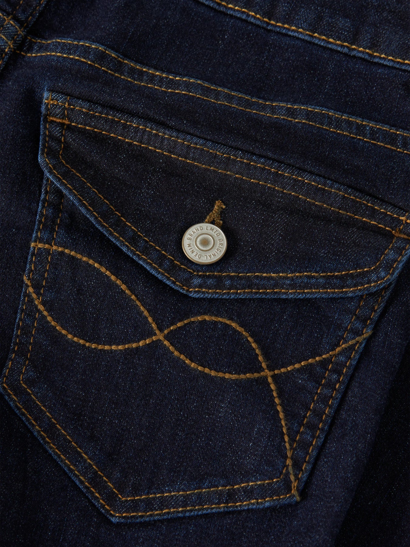 LMTD Libling mörkblå low waist flared jeans för flicka ungdom med utsvängda ben – 13249634