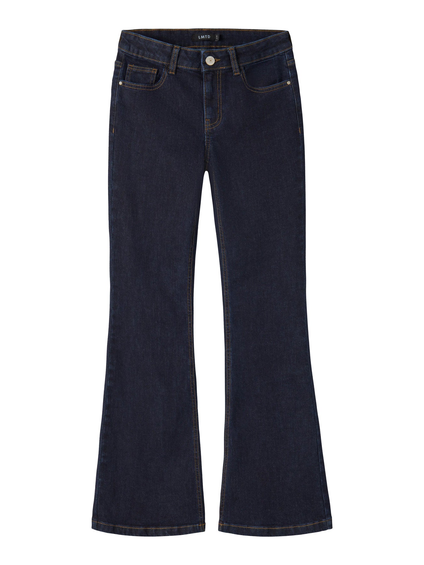 LMTD Libling mörkblå low waist flared jeans för flicka ungdom med utsvängda ben – 13249634