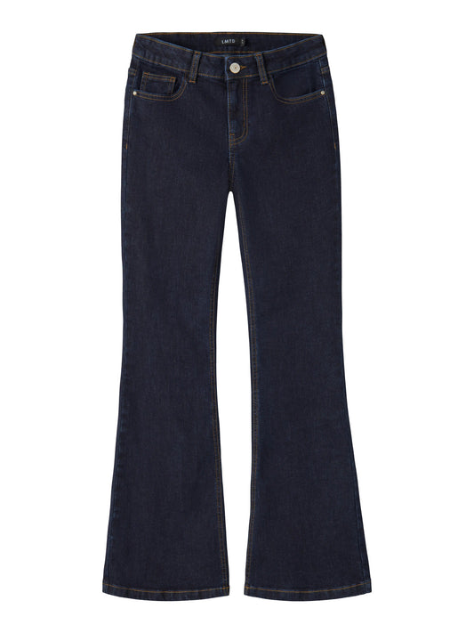 LMTD Libling mörkblå low waist flared jeans för flicka ungdom med utsvängda ben – 13249634
