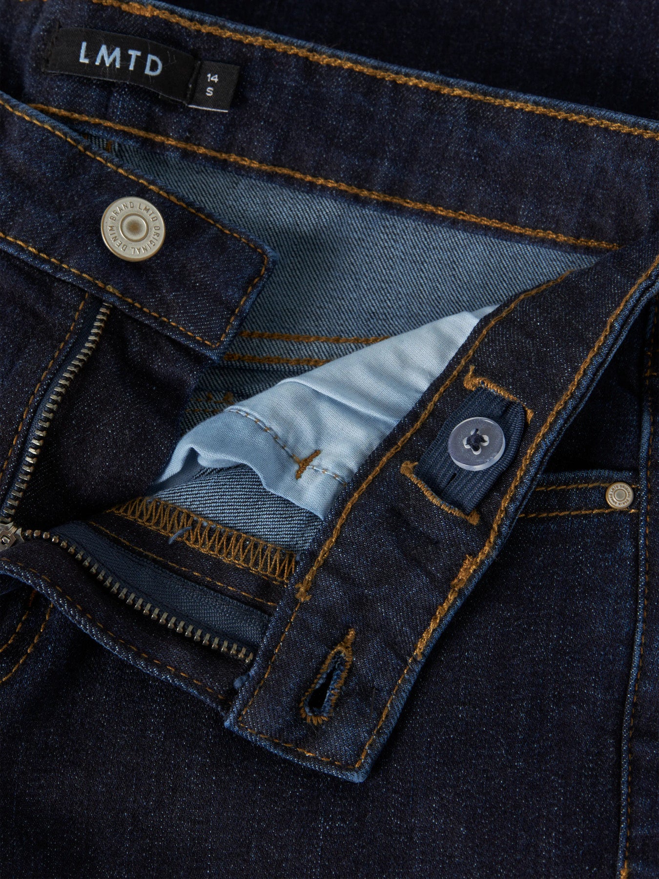 LMTD Libling mörkblå low waist flared jeans för flicka ungdom med utsvängda ben – 13249634