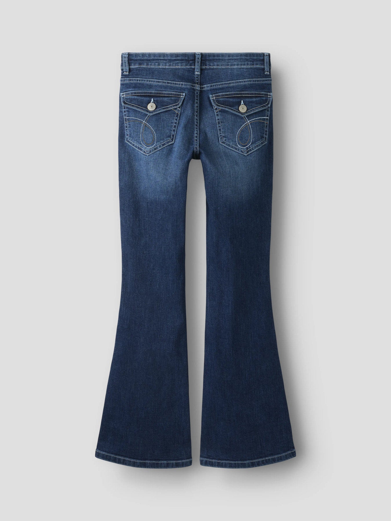 LMTD Libling LW Flared Jeans Dark Blue Denim Till Ungdom Flicka