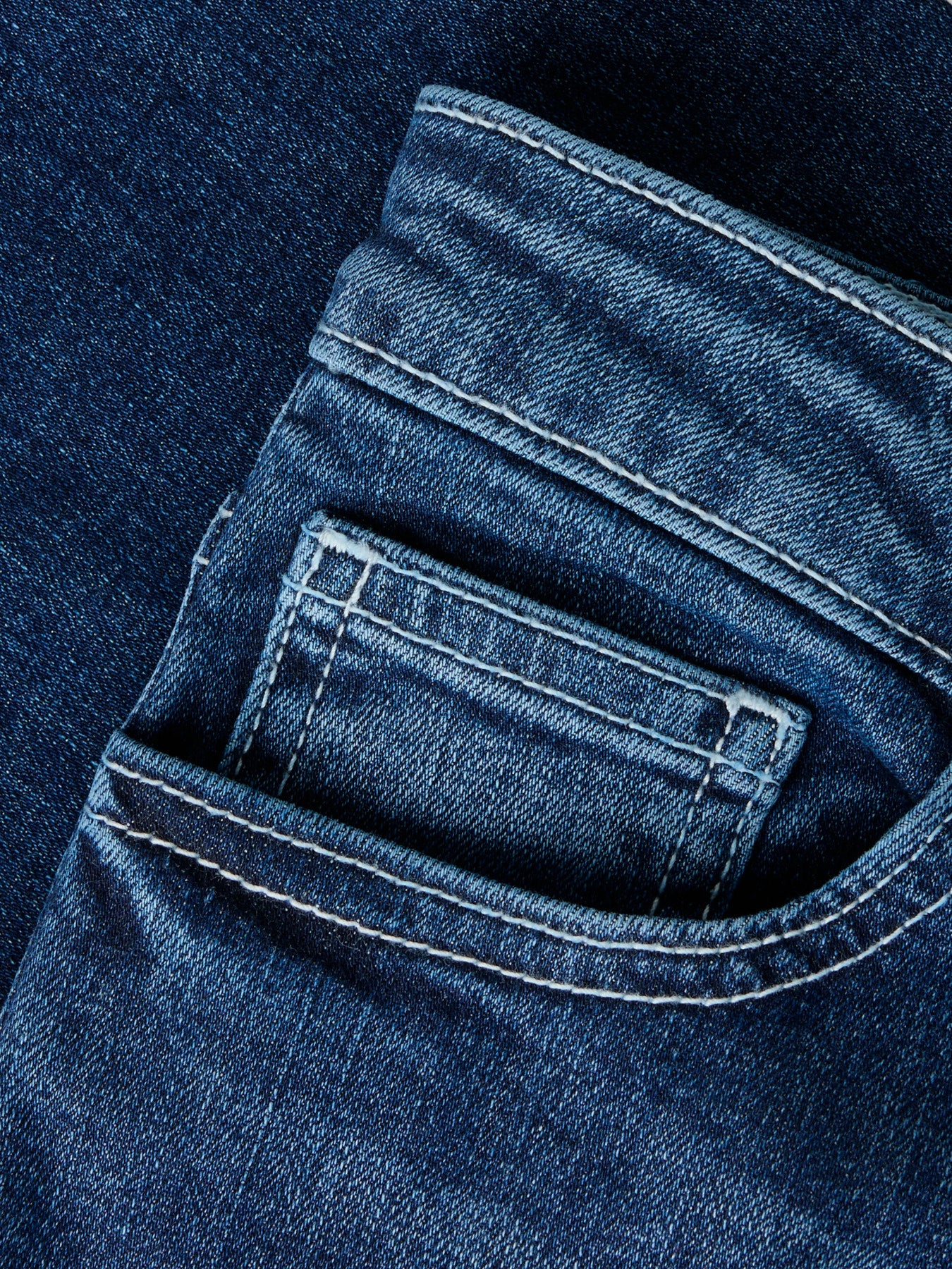 LMTD Libling LW Flared Jeans Dark Blue Denim Till Ungdom Flicka