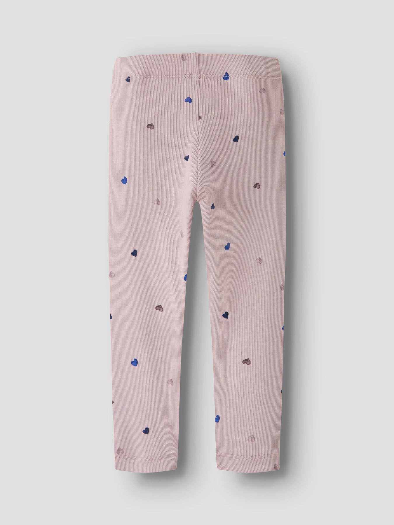 Rosa barn byxa till flicka. Ribbade barn leggings med hjärtan till flicka i ekologisk bomull från Name it . 
NMFNUTTI LEGGING NOOS
13250533