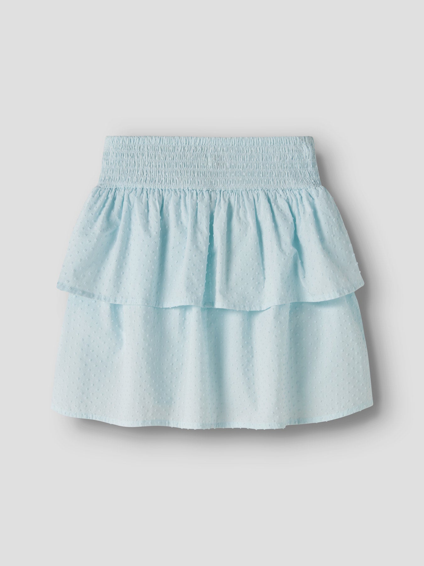 Kort ljus blå volang kjol till flicka. Barn och ungdoms kjol, blå med struktur och volanger. Skolavslutnings kjol till tjej från Name it.
NKFJUSA SKIRT PB
13251456