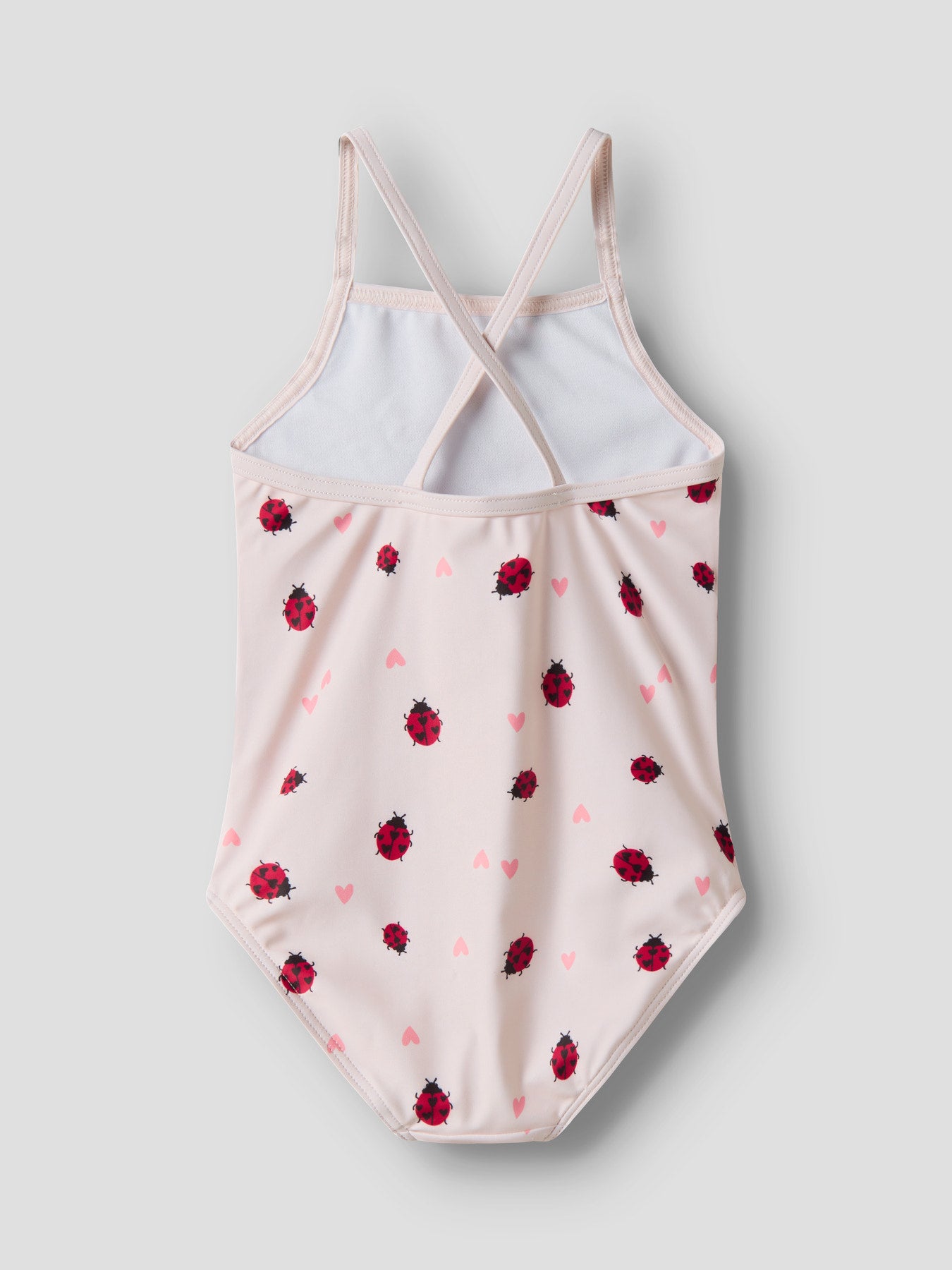 Ljus rosa baddräkt med nyckelpigor  med korsade axelband till flicka. Badkläder från Name it, baddräkt mönstrad färgglad till flicka.
NMFZIZLA SWIMSUIT BOX TB
13251615