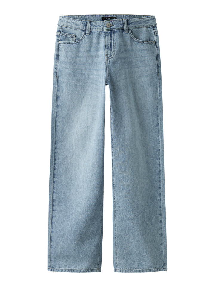 Ljus blå rak jeans till tjej ungdom. Barn och ungdomskläder till flicka från LMTD, straight fit, regular.
NLFBETT DNM LW R STRAIGHT PANT
13252046