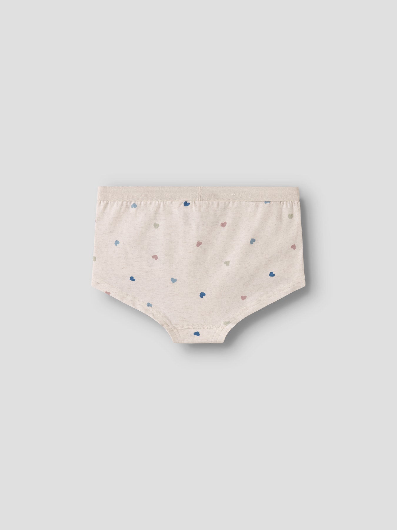 Name It hipstertrosor 3-pack rosa blå och Peyote Melange med hjärtan flicka kids