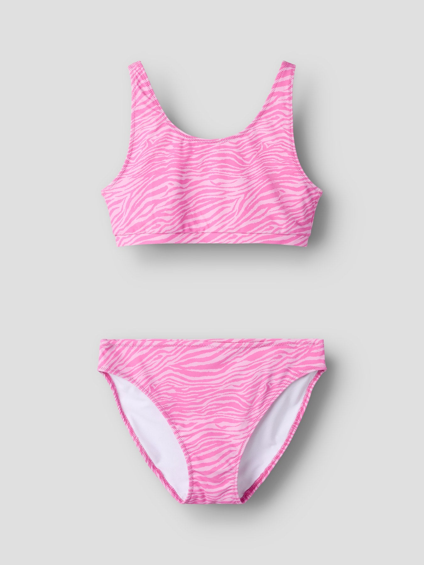 Rosa bikini till flicka. Badkläder till tjej från Name it. Barn och ungdoms bikini.
NKFZANIMAL BIKINI
13253288