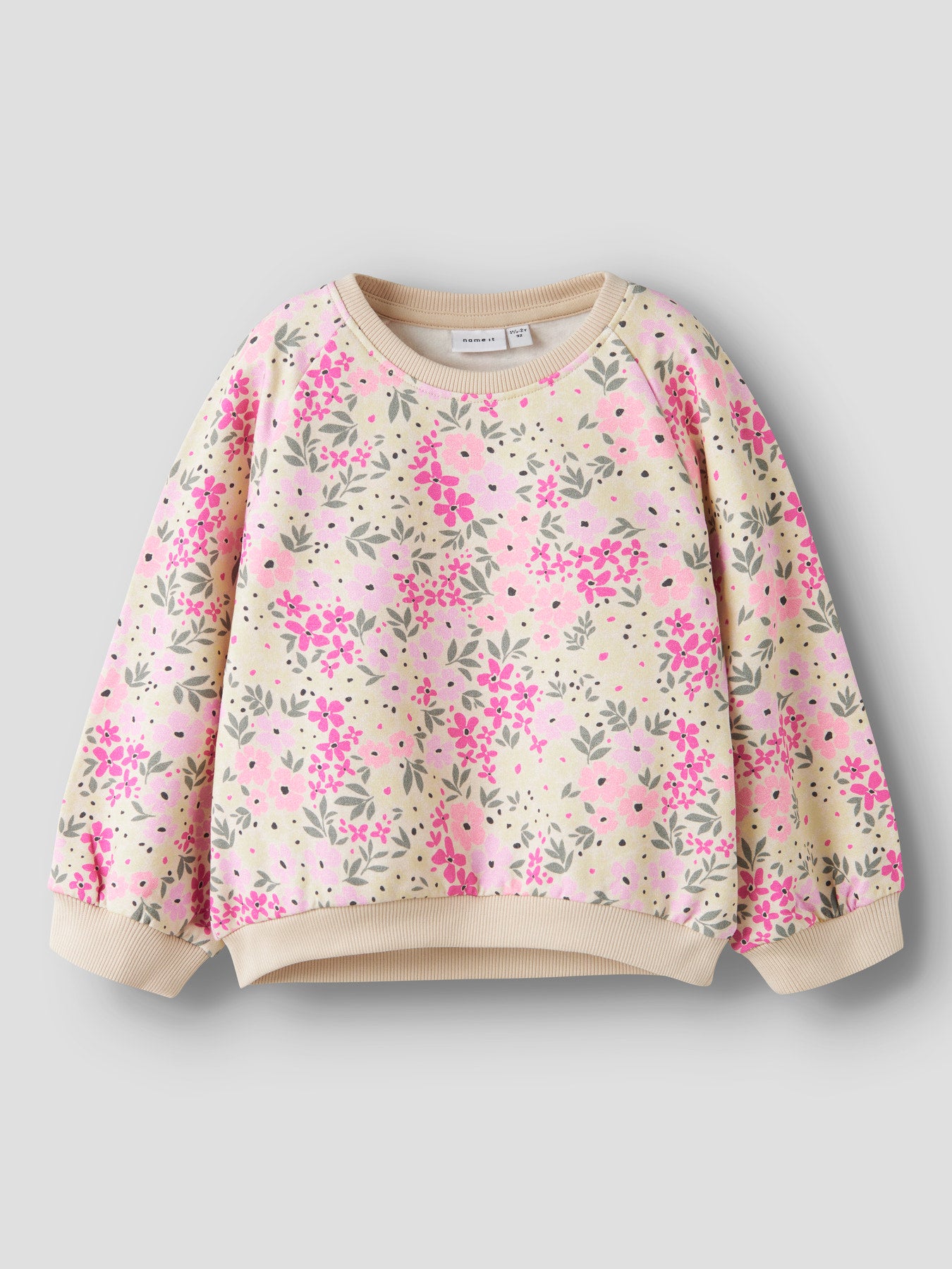 Gul beige rosa blommig sweatshirt tröja till flicka. Färgglad långärmad sweat lite tjockare tröja i härliga vår färger, ekologiska barnkläder från Name it.
NMFDARTIA LS NREG SWEAT UNB
13253627