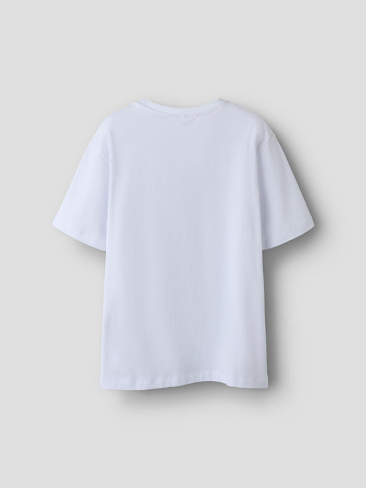 Name It Mase vit Minecraft T-shirt pojke med grön Creeper