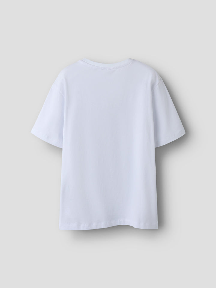 Name It Mase vit Minecraft T-shirt pojke med grön Creeper