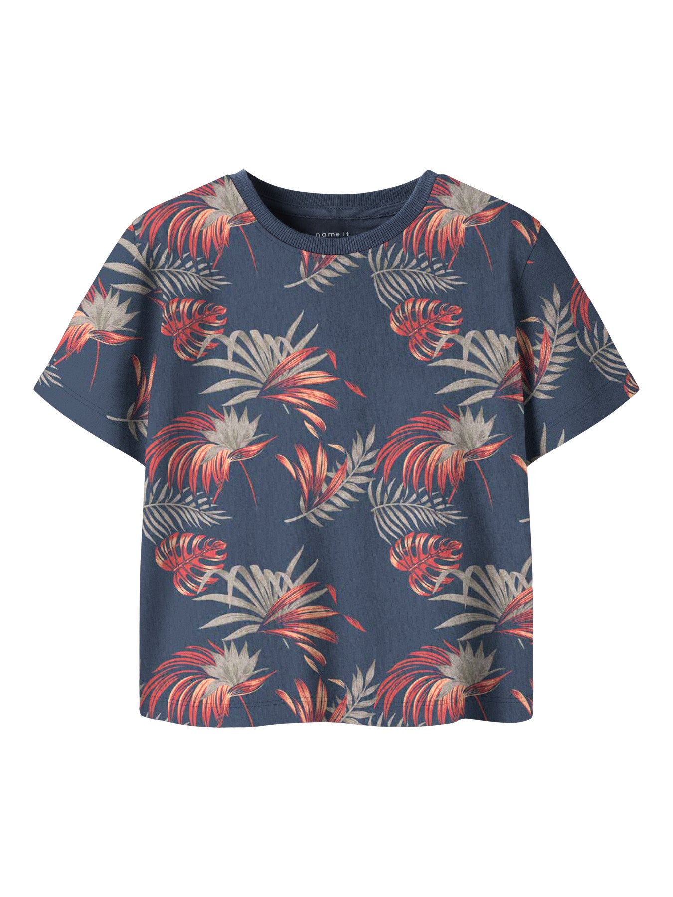 Mönstrad blommig blå kortärmad t-shirt till pojke.
NMMFLUZZ SS NREG TOP
13254316